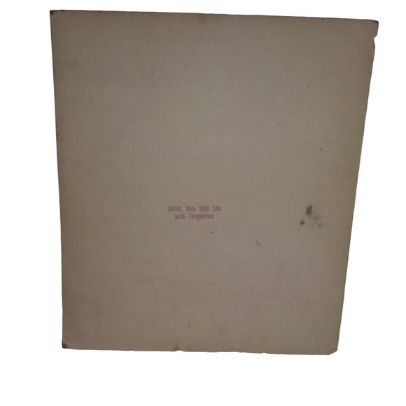 Henk Bos Still Life with TANGERINES Unframed Print-SIGNED- SM94 16 x 13 Inch - Picture 2 of 7